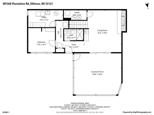 W5368 Plantation ROAD, Elkhorn, WI 53121