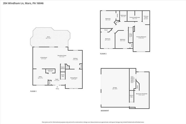 204 Windham LANE, Mars Boro, PA 16046