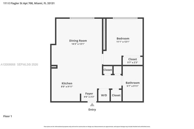 111 E Flagler St 708, Miami, FL 33131