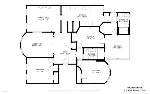 14 Claflin Road 3, Brookline, MA 02445