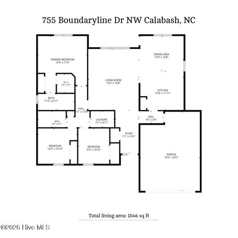755 Boundaryline Drive NW, Calabash, NC 28467