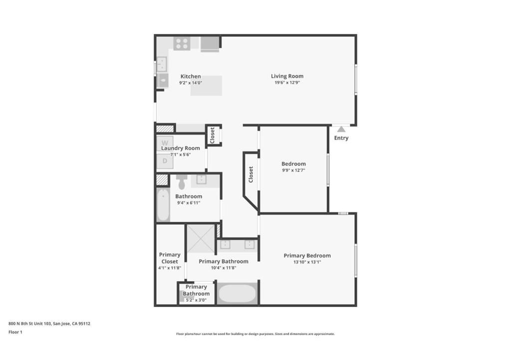 Image 45 of property listing at 800 N 8th Street 103, San Jose, CA 95112