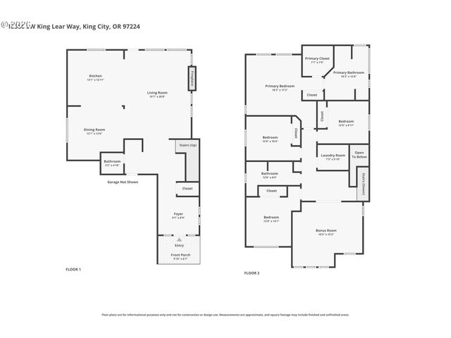 13386 Sw KING LEAR Way, King City, OR 97224