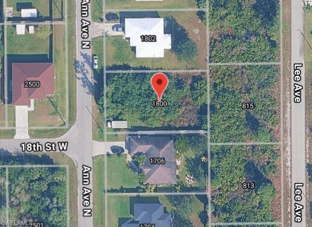 1800 Ann AVE N, LEHIGH ACRES, FL 33971 — exterior