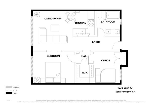 1030 Bush Street 3, San Francisco, CA 94109