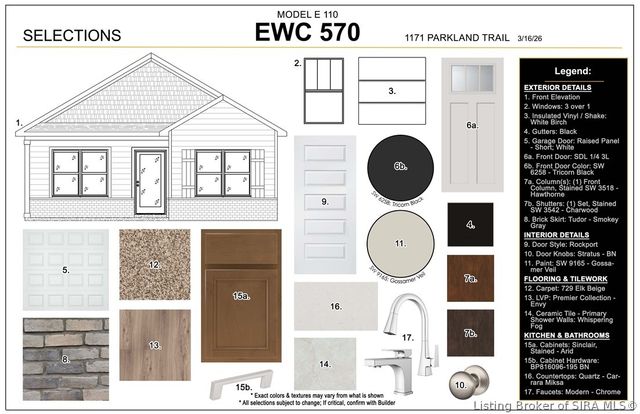 1171 - LOT 570 Parkland Trail, Jeffersonville, IN 47130