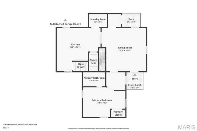 318 N Benton Avenue, St Charles, MO 63301