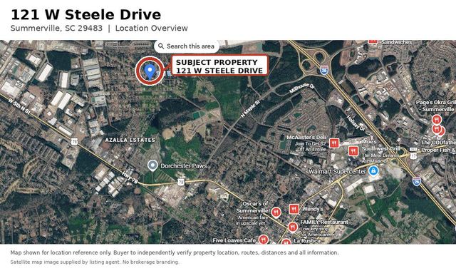 121 W Steele Drive, Summerville, SC 29483