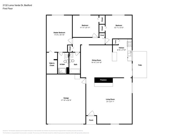 2132 Loma Verde Drive, Bedford, TX 76021