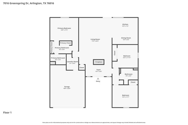 7016 Greenspring Drive, Arlington, TX 76016