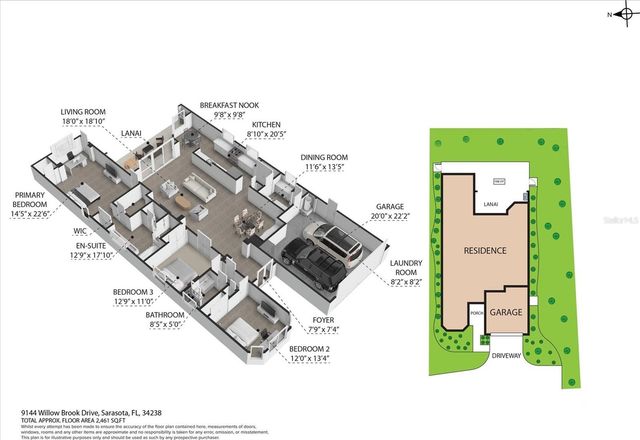 9144 WILLOW BROOK DRIVE, Sarasota, FL 34238