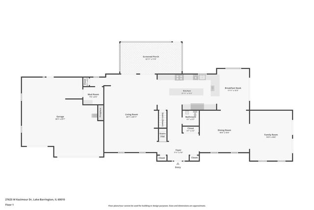 27625 W Kazimour Drive, Lake Barrington, IL 60010