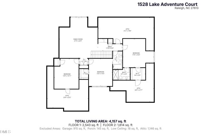 1528 Lake Adventure Court, Raleigh, NC 27613