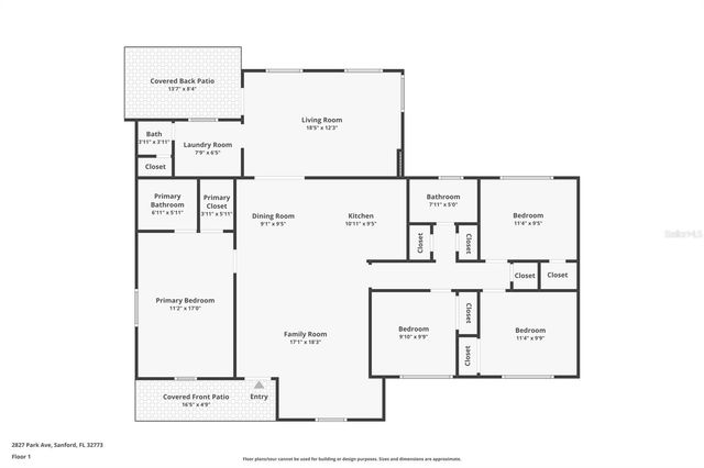 2827 S PARK AVENUE, Sanford, FL 32773