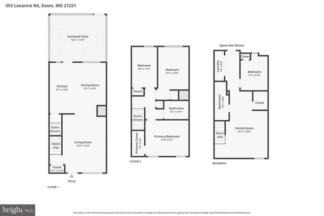 353 LEEANNE RD, Essex, MD 21221