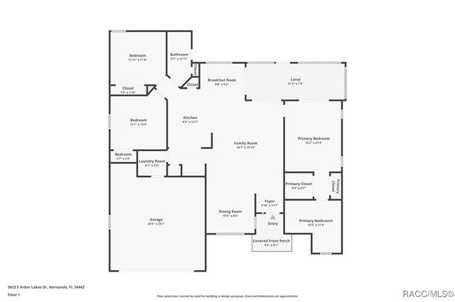 3622 E Arbor Lakes Drive, Hernando, FL 34442