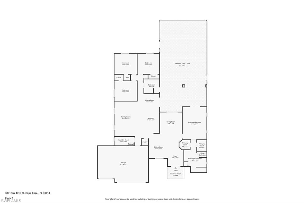 Image 6 of property listing at 3841 SW 17th PL, Cape Coral, FL 33914