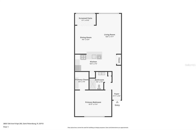 3850 13TH AVENUE N 203, St Petersburg, FL 33713