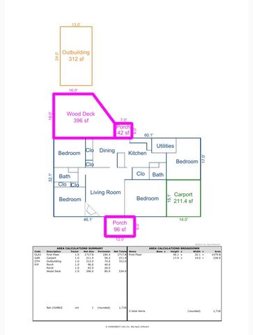 1123 Walnut, Deridder, LA 70634