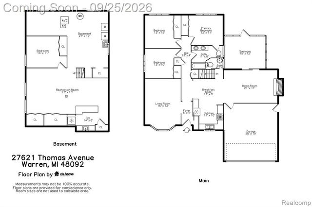 27621 Thomas Avenue, Warren, MI 48092
