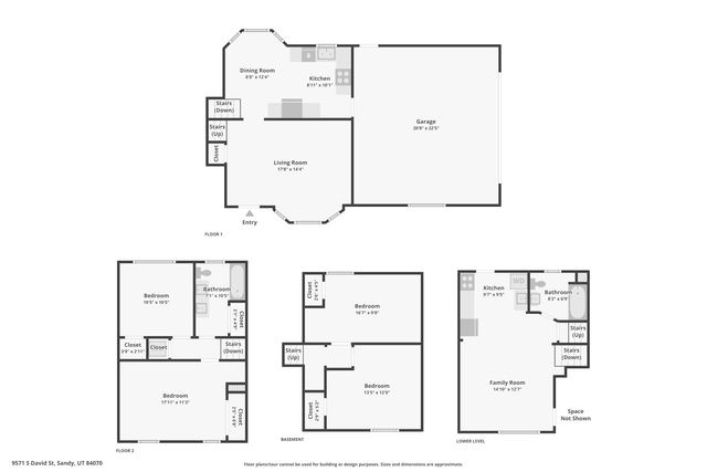 9571 S DAVID ST, Sandy, UT 84070