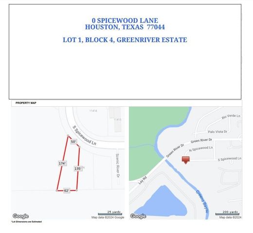 0 Spicewood Lane, Houston, TX 77044