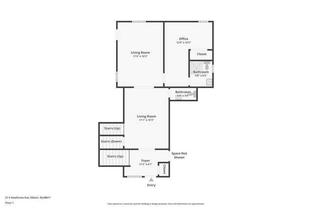 21 S Heathcote Avenue S, Edison, NJ 08817