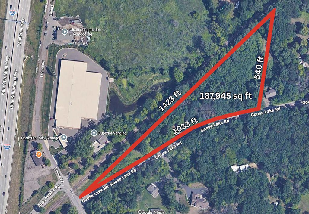 1101 Goose Lake Road, Gem Lake, MN 55110 — exterior
