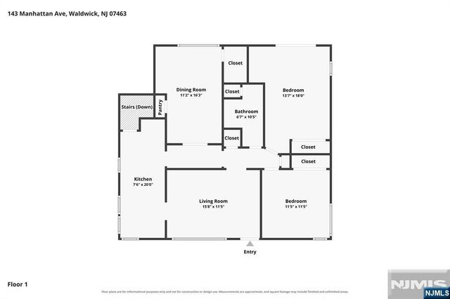 143 Manhattan Avenue, Waldwick, NJ 07463
