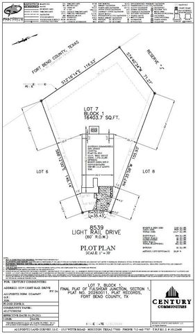 8539 Light Rail Drive, Fulshear, TX 77441