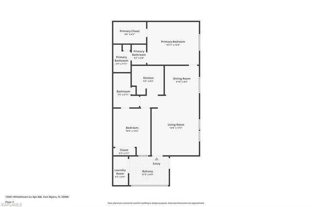 13281 Whitehaven LN # 406, Fort Myers, FL 33966