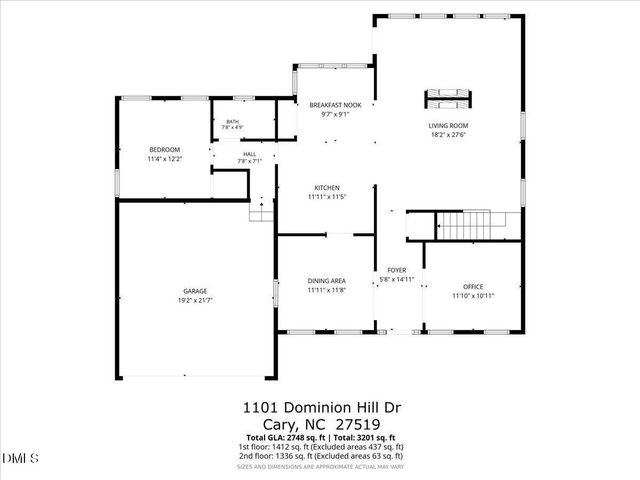 1101 Dominion Hill Drive, Cary, NC 27519