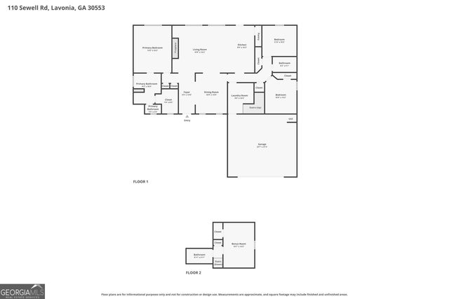 110 Sewell Road, Lavonia, GA 30553