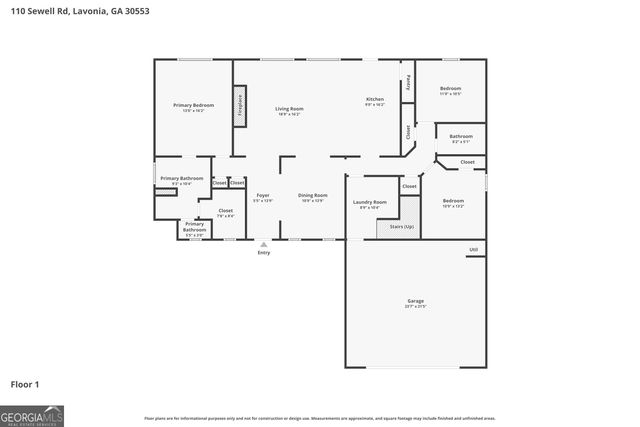 110 Sewell Road, Lavonia, GA 30553