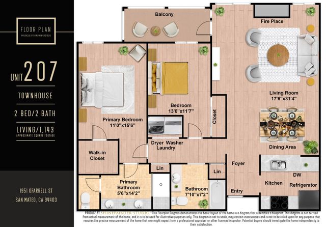 1951 Ofarrell Street 207, San Mateo, CA 94403