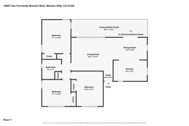 14807 San Fernando Mission Boulevard, Mission Hills (san Fernando), CA 91345