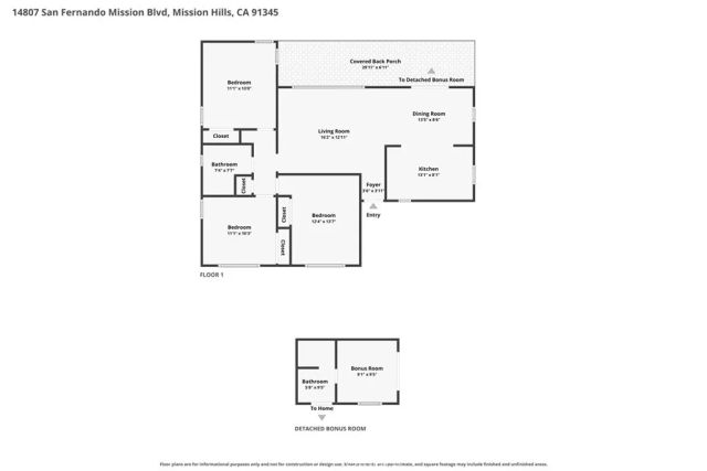 14807 San Fernando Mission Boulevard, Mission Hills (san Fernando), CA 91345