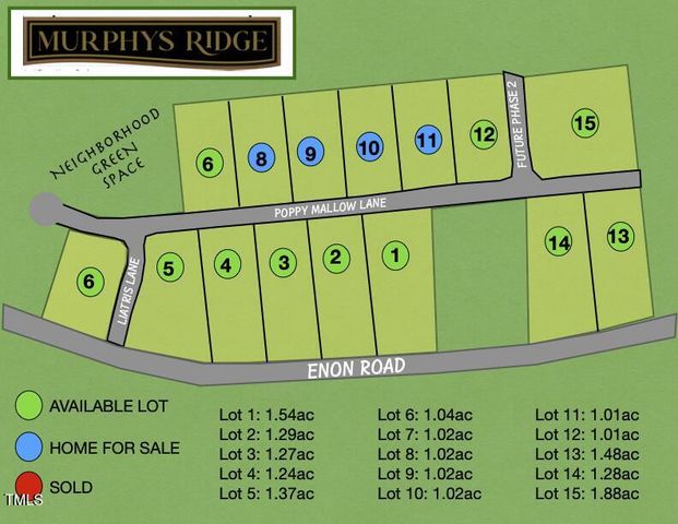 Lot 11 Poppy Mallow Lane, Stem, NC 27581