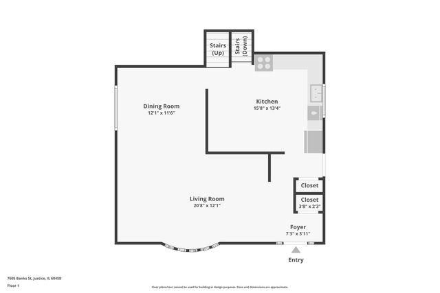 7605 Banks Street, Justice, IL 60458