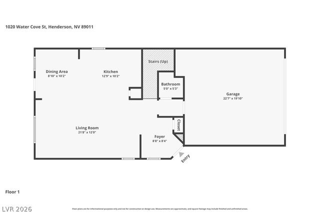 1020 Water Cove Street, Henderson, NV 89011