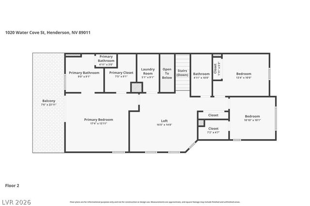 1020 Water Cove Street, Henderson, NV 89011