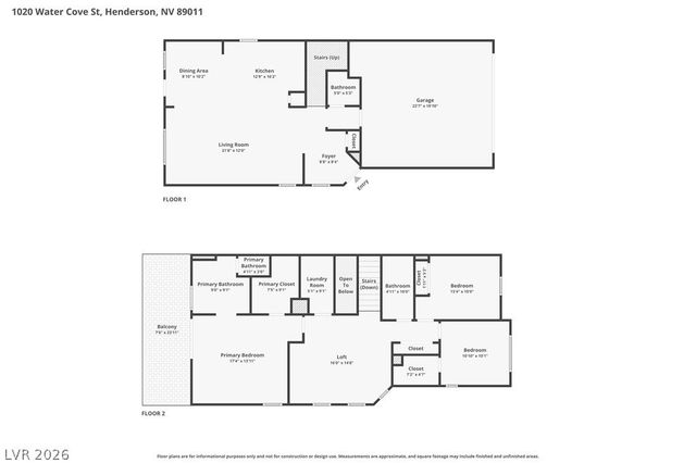 1020 Water Cove Street, Henderson, NV 89011