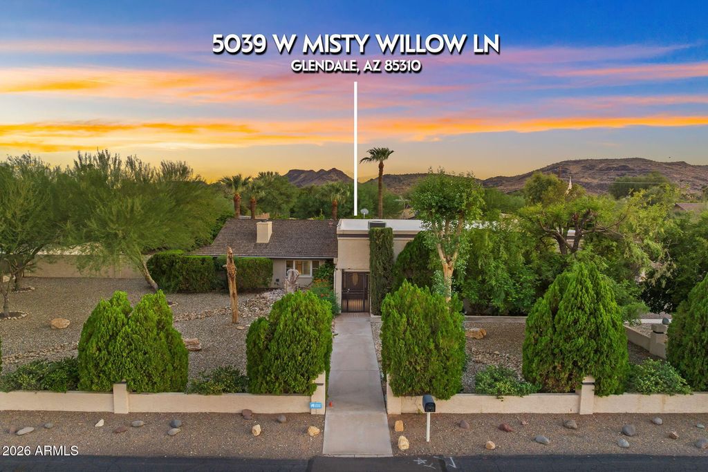 5039 W Misty Willow Lane, Glendale, AZ 85310 — exterior