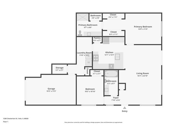 1248 Chesterton Drive, Volo, IL 60020