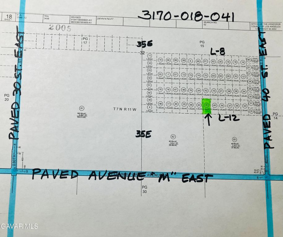 On L-12 & 37th Street East, Palmdale, CA 93550