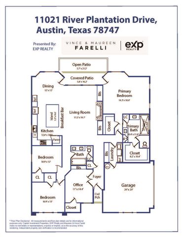 11021 River Plantation DR, Austin, TX 78747