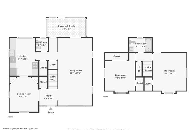 120 W Henry Clay STREET, Whitefish Bay, WI 53217