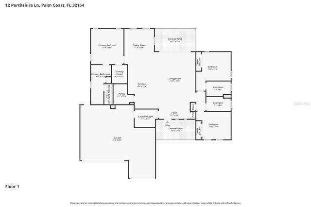 12 PERTHSHIRE LANE, Palm Coast, FL 32164