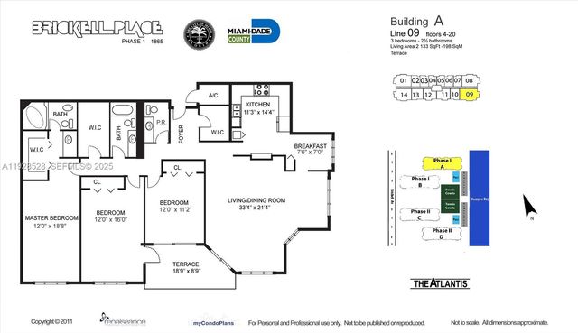 1865 Brickell Ave A709, Miami, FL 33129