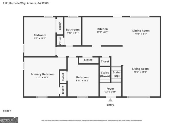 2171 Rochelle Way, College Park, GA 30349